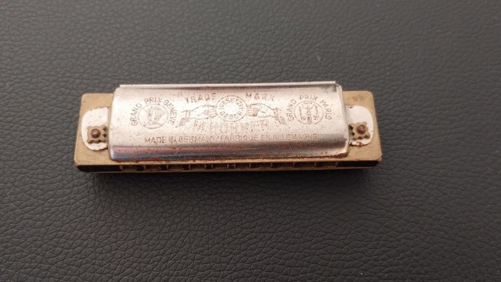 Vintage Hohner Mondharmonica Piccolo, Ophalen, Gebruikt, Overige typen