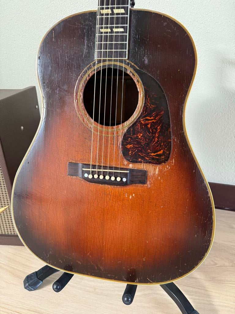 Vintage Gibson Southern Jumbo 1948, Ophalen of Verzenden, Western- of Steelstringgitaar