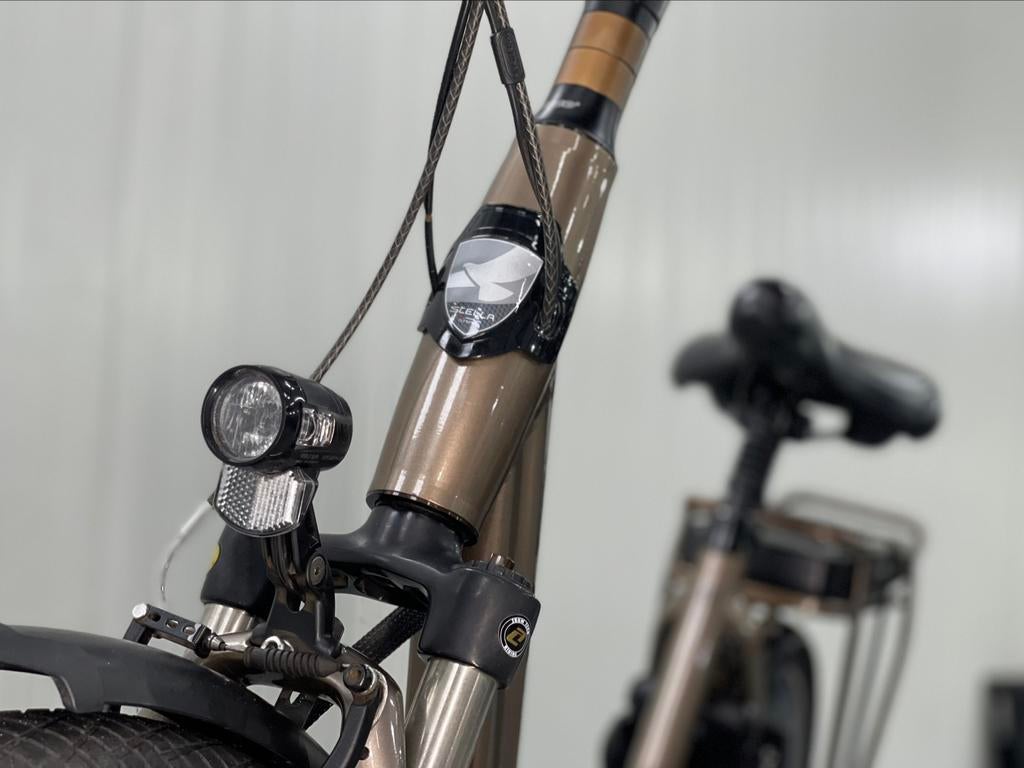 TE KOOP stella fiets kleur bruin, Fietsen en Brommers, Elektrische fietsen, Zo goed als nieuw, Ophalen