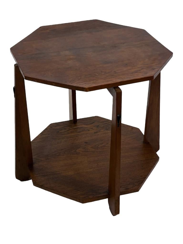 Art Deco Bijzettafel Tafeltje Eiken Design Minimalistisch, Ophalen, Gebruikt, Art Deco, Art Deco