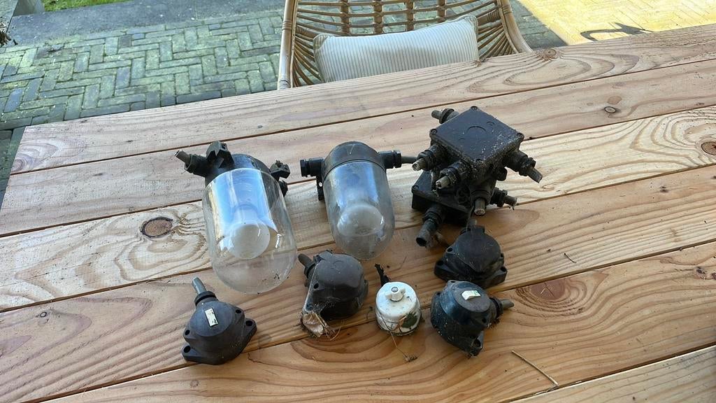 Oude lampen en electra, Tuin en Terras, Ophalen, Zo goed als nieuw