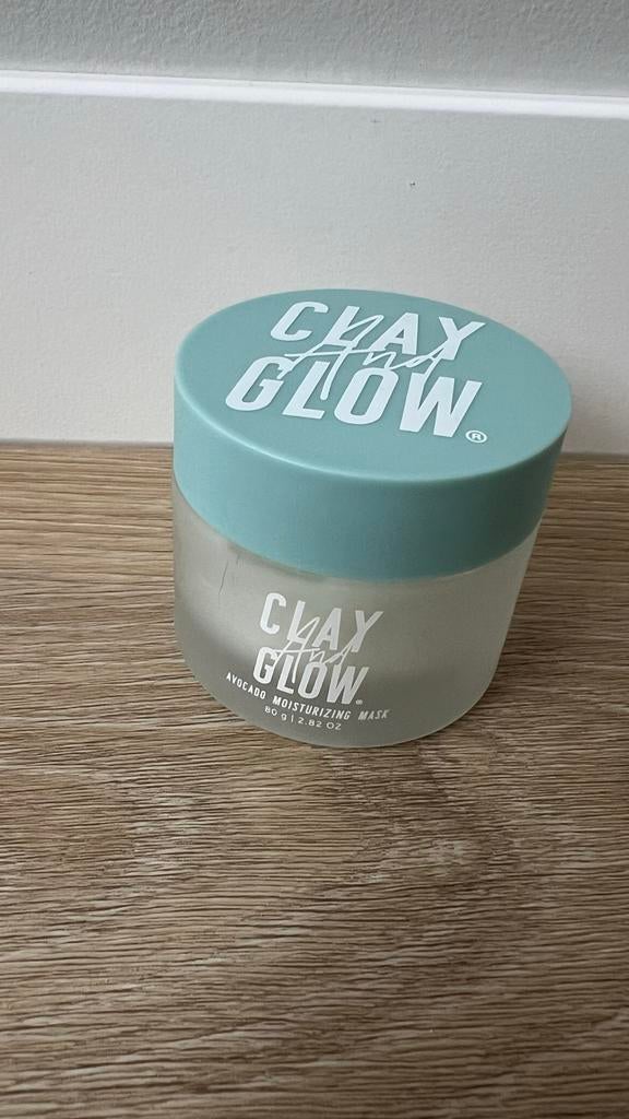 Clay and glow Avocado Moisturizing Mask, Ophalen of Verzenden