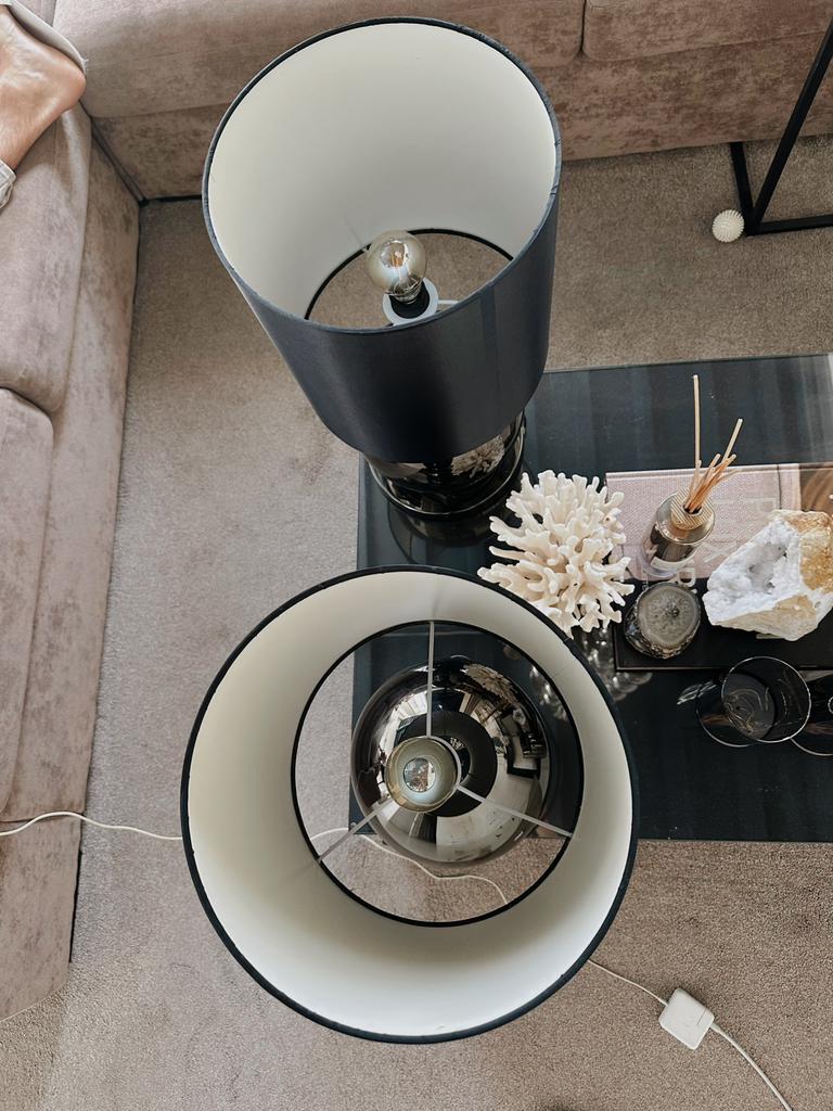 Bollamp Eric Kuster stijl 60 cm, Ophalen, Gebruikt, 50 tot 75 cm, Stof