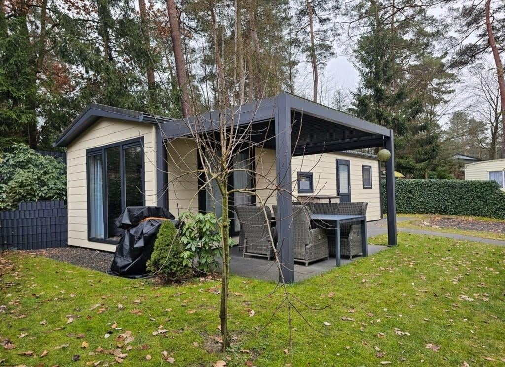 Keurig 2 Slk 2021 chalet op camping Samoza, In bos, Internet, 2 slaapkamers, Recreatiepark