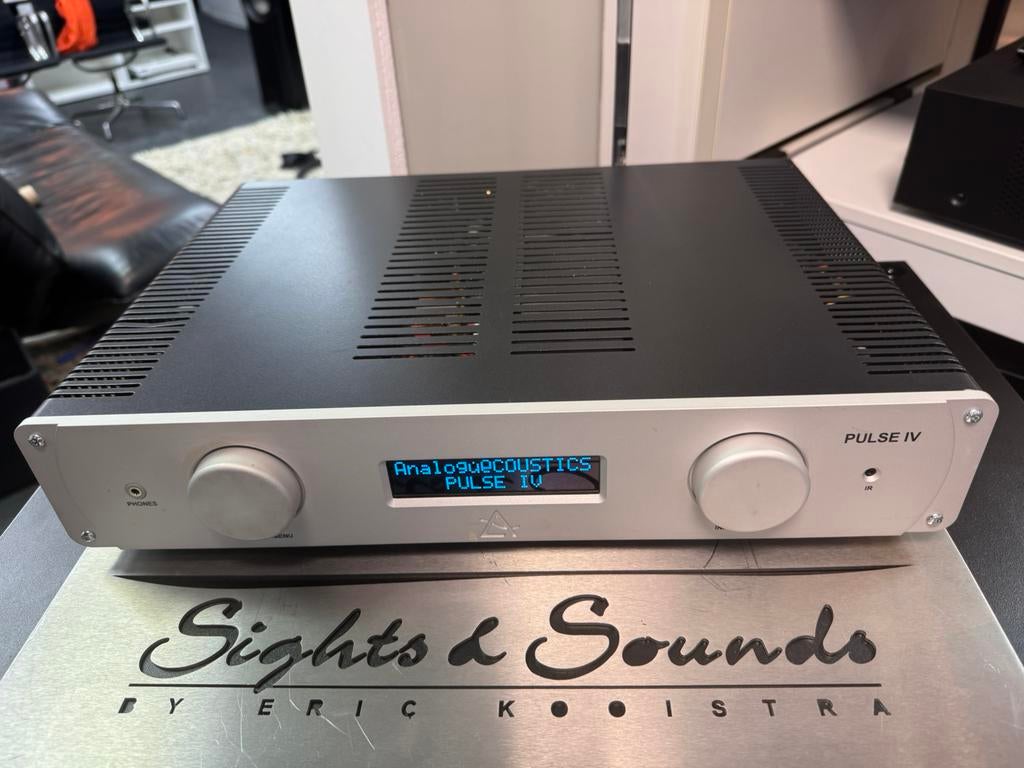 Leema Pulse 4 versterker met digitale ingangen, Audio, Tv en Foto, Versterkers en Receivers, Overige merken, Gebruikt, Op aanvraag