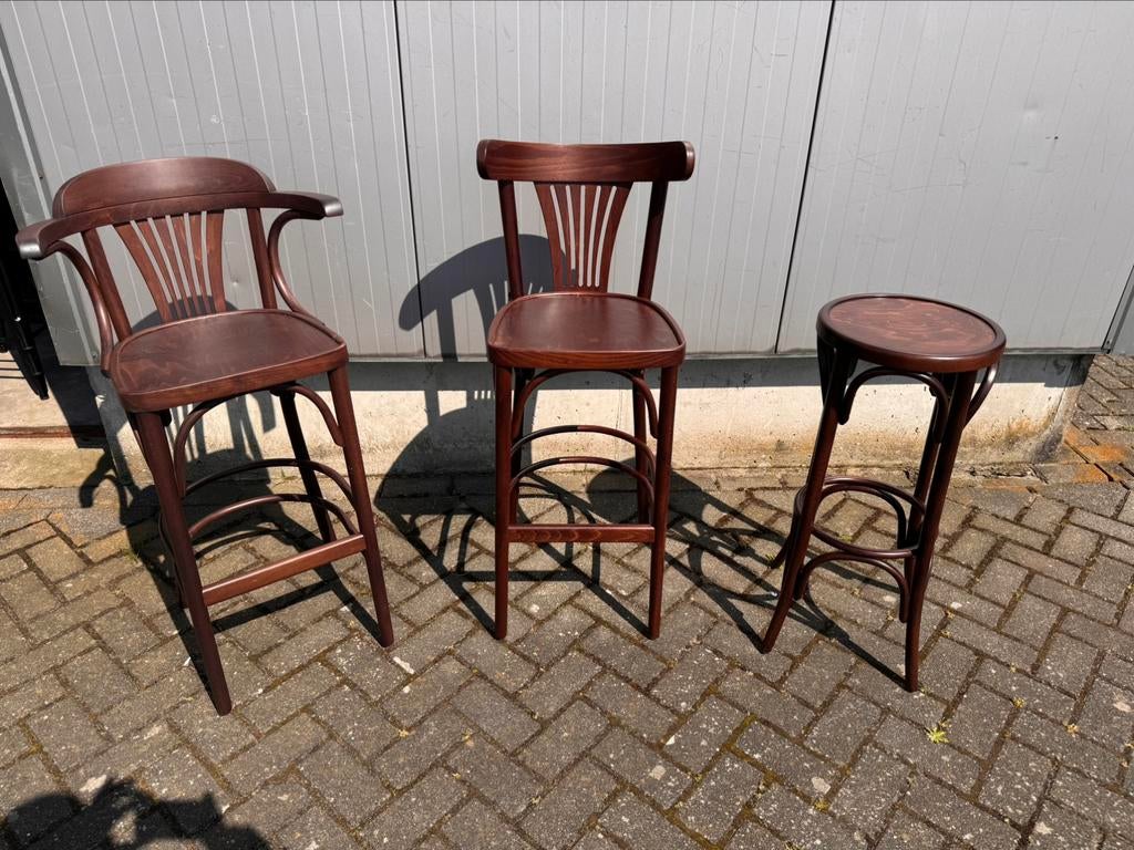 Bistro kroeg barkrukken thonet mancave krukken café kantine, 5 krukken of meer, Met voetsteun, 60 tot 90 cm, Nieuw