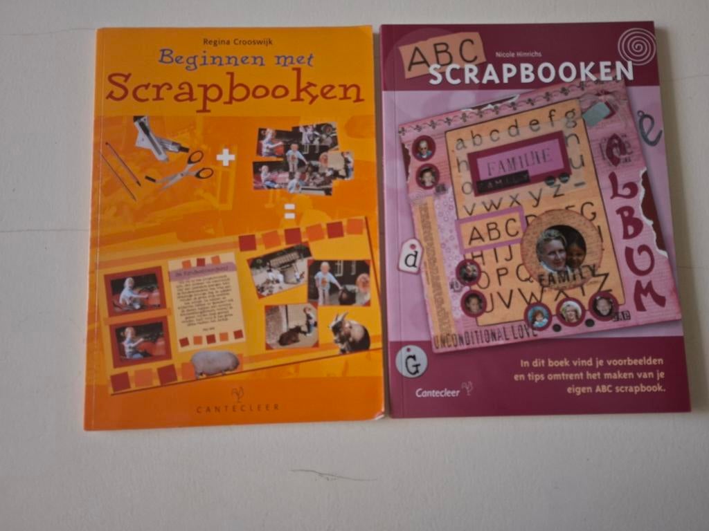 2 Scrapbook boeken - Regina Crooswijk & Nicole Hennis, Ophalen of Verzenden, Zo goed als nieuw, Album of Boek, Overige merken