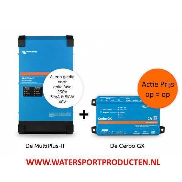 Victron MultiPlus-II 48/5000 (PMP482505012) + CERBO GX, Ophalen of Verzenden, Nieuw, Overige typen