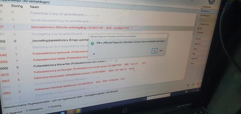 Storing uitlezen verhelpen trouble shooting VAG VOERTUIGEN, Diensten en Vakmensen