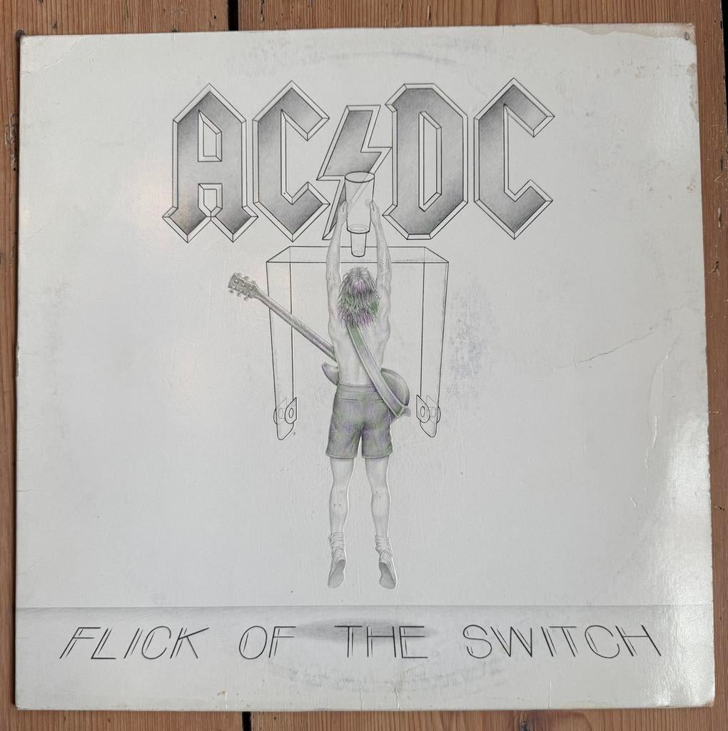 AC/DC – Flick Of The Switch LP 1983, Ophalen of Verzenden, Gebruikt