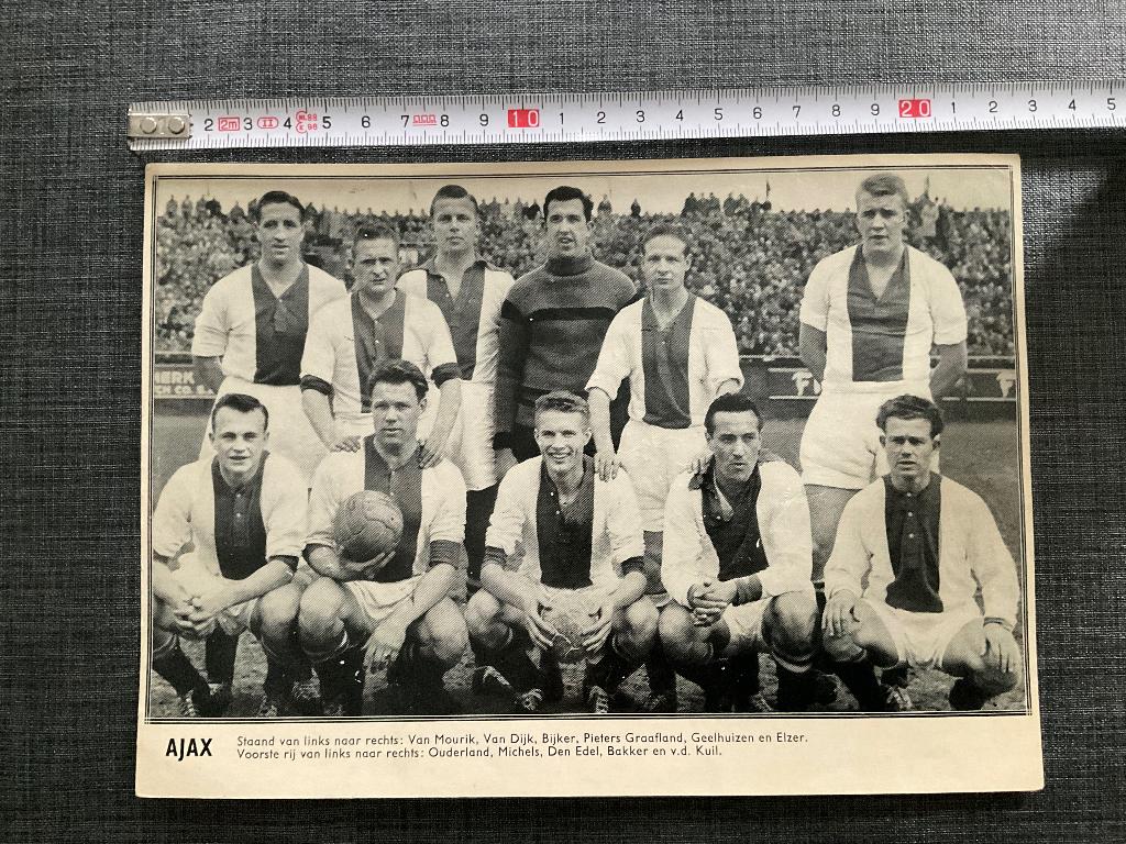 AJAX Amsterdamsche Football Club Ajax, 1956/57 ... b, Ophalen, Zo goed als nieuw, Ajax, Spelerskaart