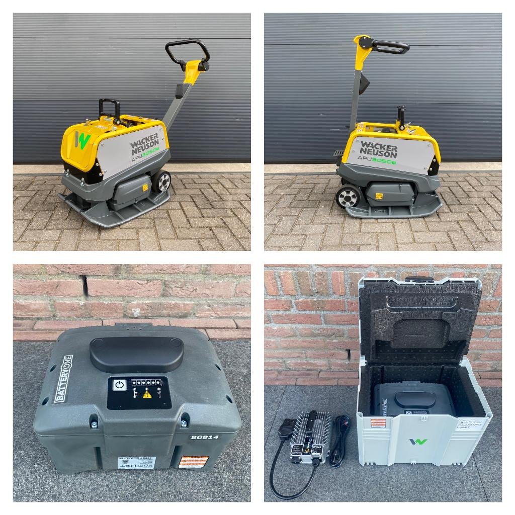 Trilplaat/triller Wacker APU 3050e "ACCU-AANDRIJVING" (NW), Ophalen of Verzenden, Nieuw