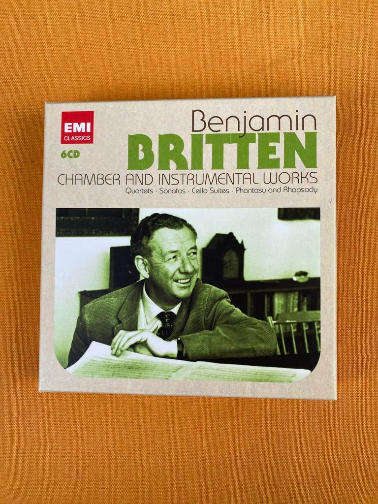 Benjamin Britten - Chamber & Instrumental Works (6CD Boxset), Cd's en Dvd's, Kamermuziek, Boxset, Modernisme tot heden, Ophalen of Verzenden