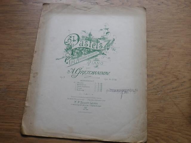 A.gretchaninow - piano, Gebruikt, Klassiek, Ophalen of Verzenden, Artiest of Componist