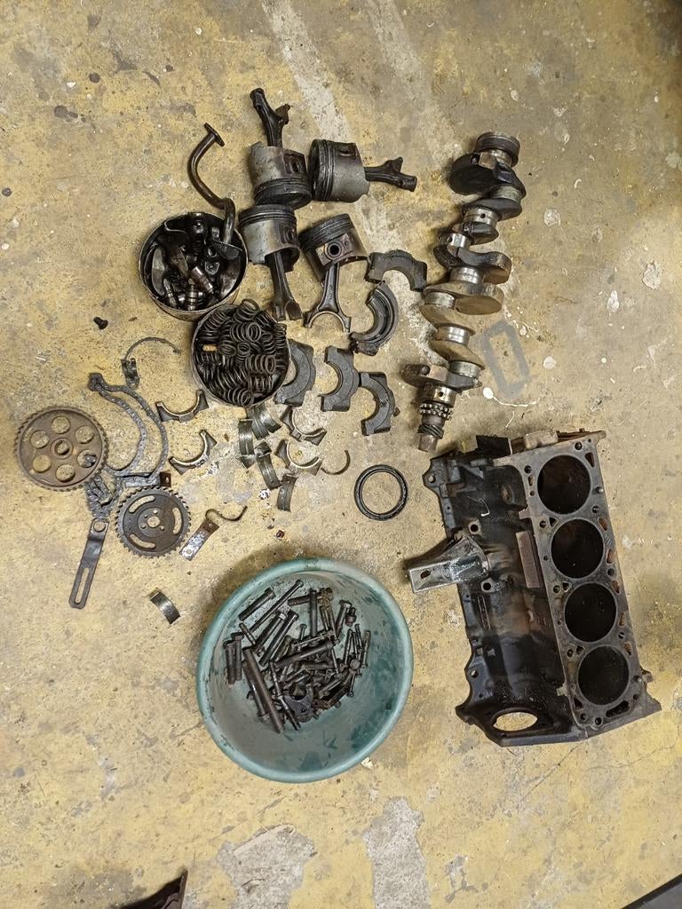 Opel GT 1.9 SH motor onderdelen, Auto-onderdelen, Motor en Toebehoren, Ophalen, Gebruikt, Opel