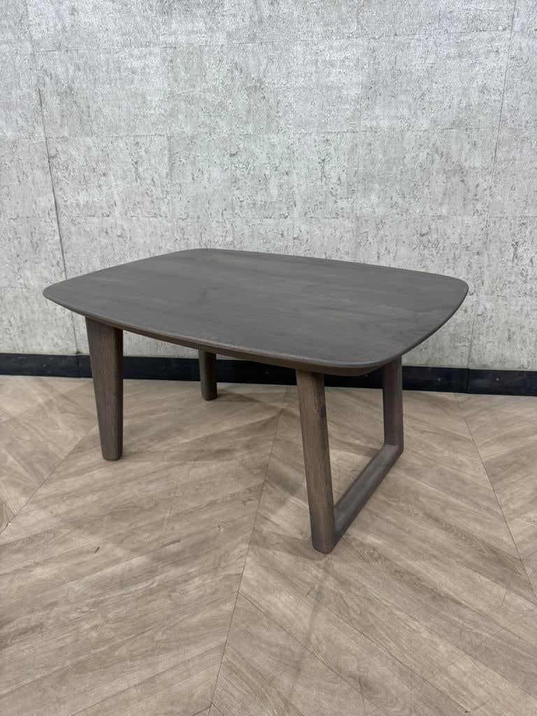 Eiken salontafel Deens ovaal 80cm *showroom, Minder dan 50 cm, 50 tot 100 cm, Eikenhout, Ophalen of Verzenden