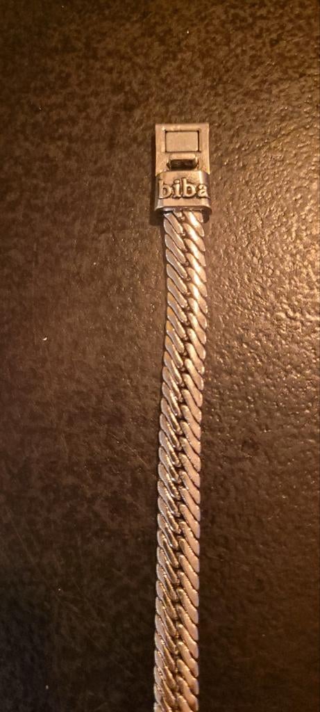 Biba armband zilver, Ophalen of Verzenden, Zilver, Zilver