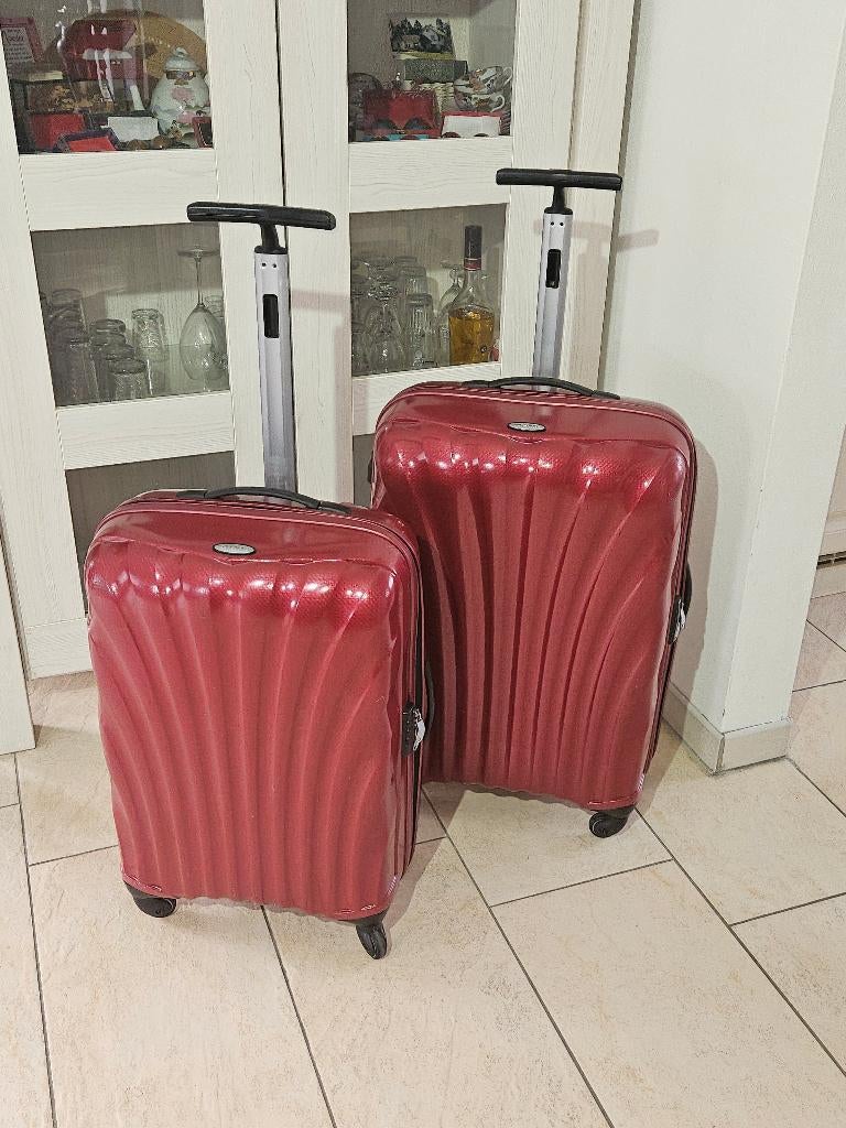 C-lite Curv-materiaal Samsonite Cosmolite set € 599,=, Wieltjes, Hard kunststof, 45 tot 55 cm, Ophalen of Verzenden