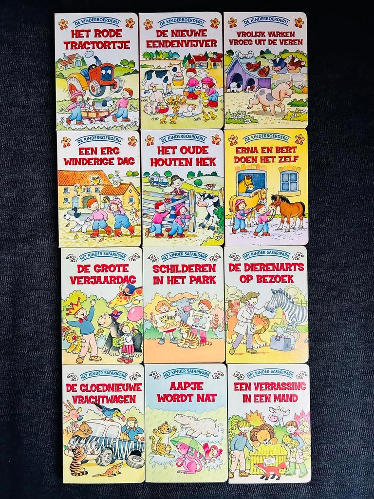 DE KINDERBOERDERIJ SERIE 12 Boekjes Hardcover Als nieuw, Ophalen of Verzenden, Zo goed als nieuw