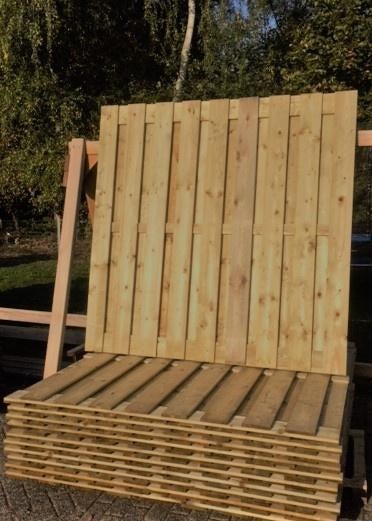 Tuinschermen, Douglas en geimpregneerd, Gebruikt, 150 tot 200 cm, Ophalen of Verzenden, 150 tot 200 cm