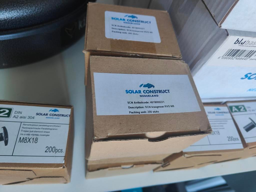 Solar Construct / Blubase Hamerkopbout + Kraagmoer, Ophalen of Verzenden, Nieuw, Overige typen