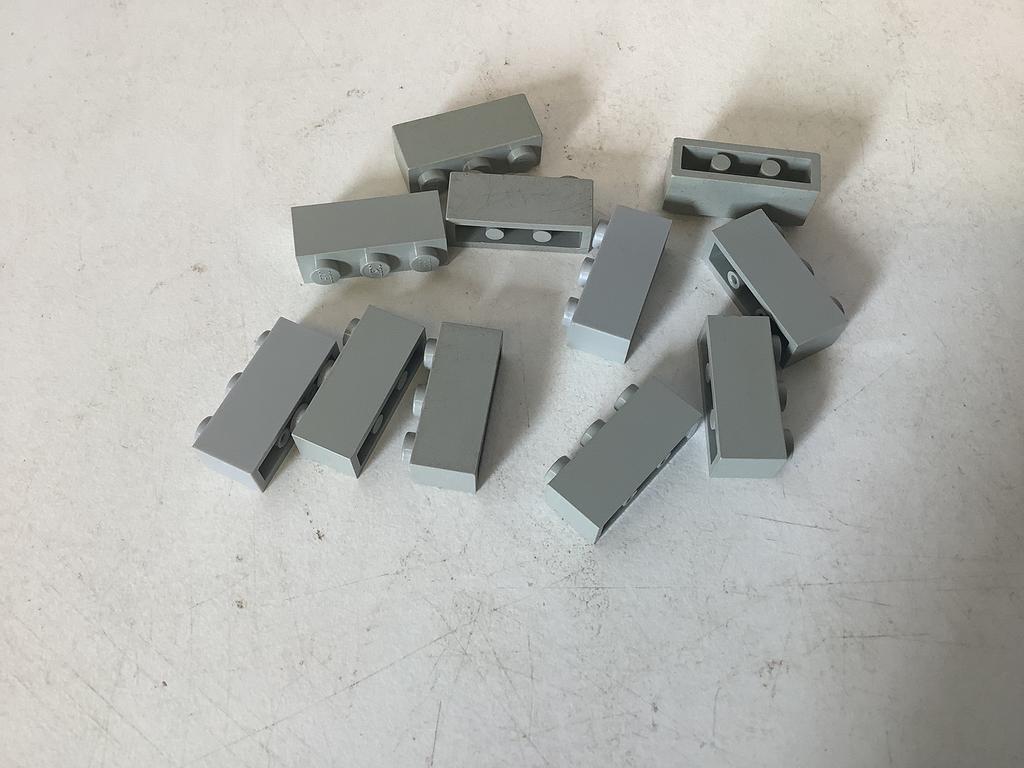 Lego steen 1x3 licht grijs, Ophalen of Verzenden, Gebruikt, Losse stenen, Lego