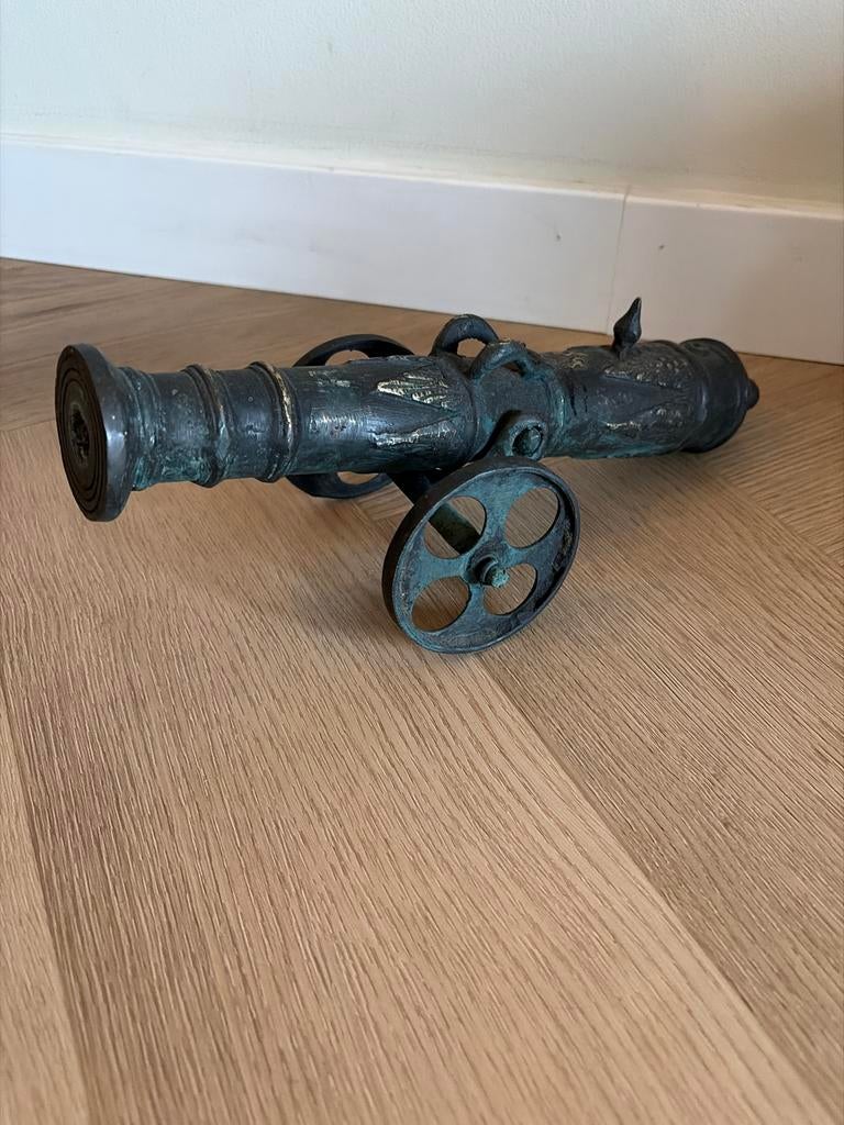 Antiek Bronzen Kanon, Antiek en Kunst, Ophalen of Verzenden, Brons
