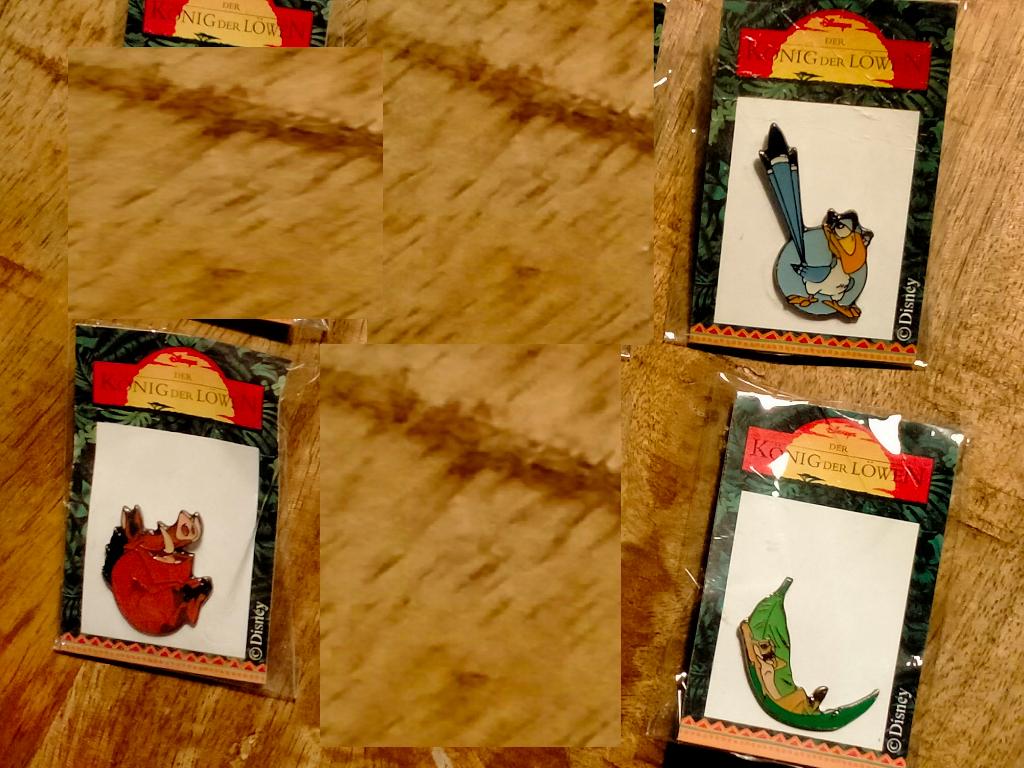 De Leeuwenkoning Timon Pumba Disney Propin pin pins set, Ophalen of Verzenden, Zo goed als nieuw