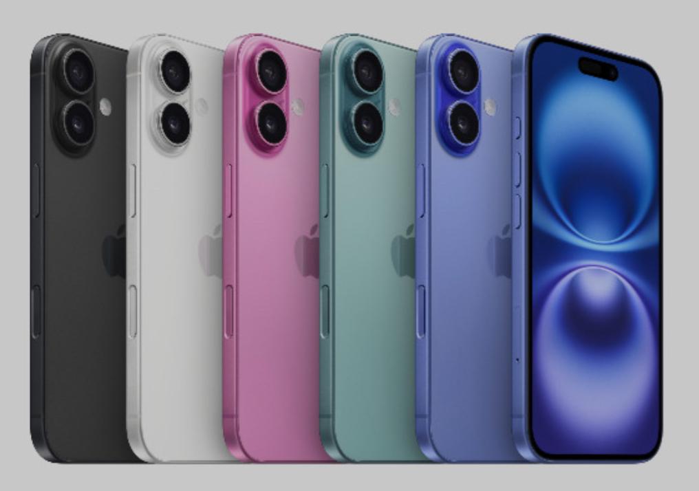 iPhone 16 128Gb 4Kleur Blauw Zwart Wit Geseald in Doos+Bon, 128 GB, Zwart, Nieuw, Ophalen of Verzenden