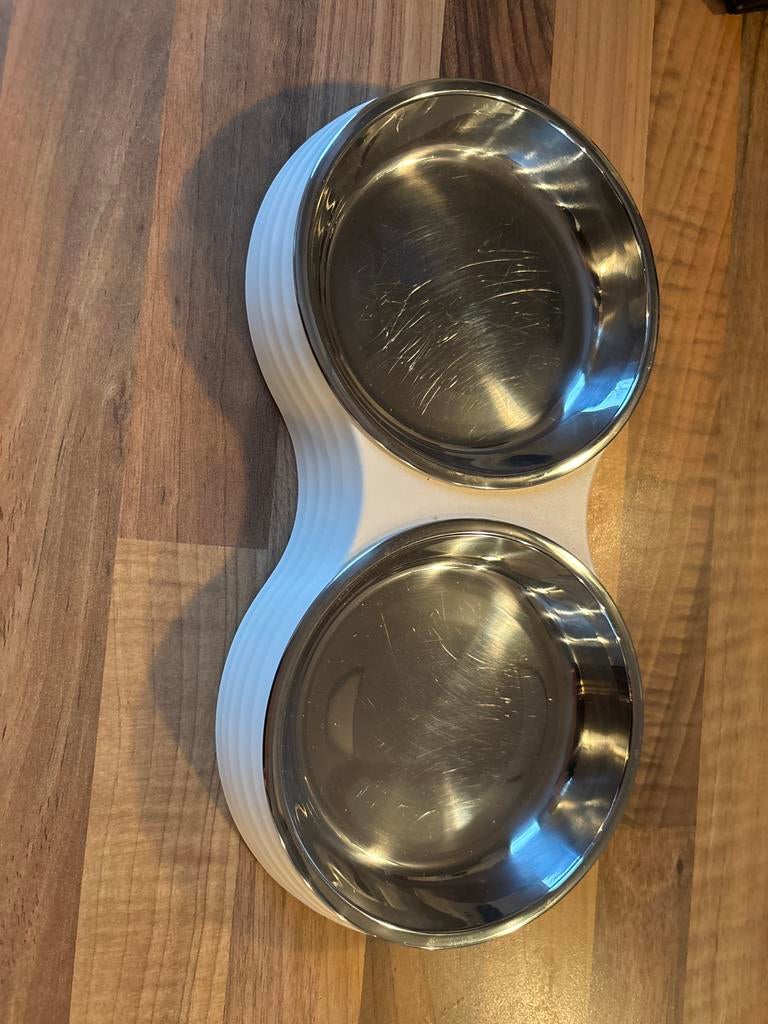 Trixie voer en drinkbak voor puppy of kleine hond, Ophalen of Verzenden, Zo goed als nieuw