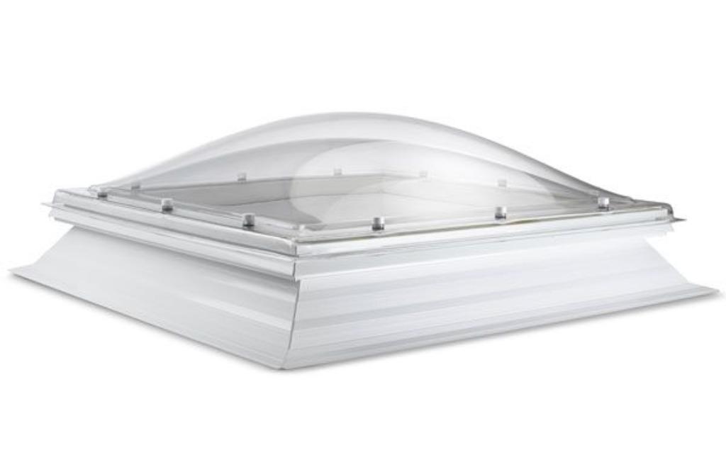Lichtkoepel 100 x 100 Enkelwandig met opstand, Ophalen, Minder dan 80 cm, 80 tot 120 cm, Nieuw