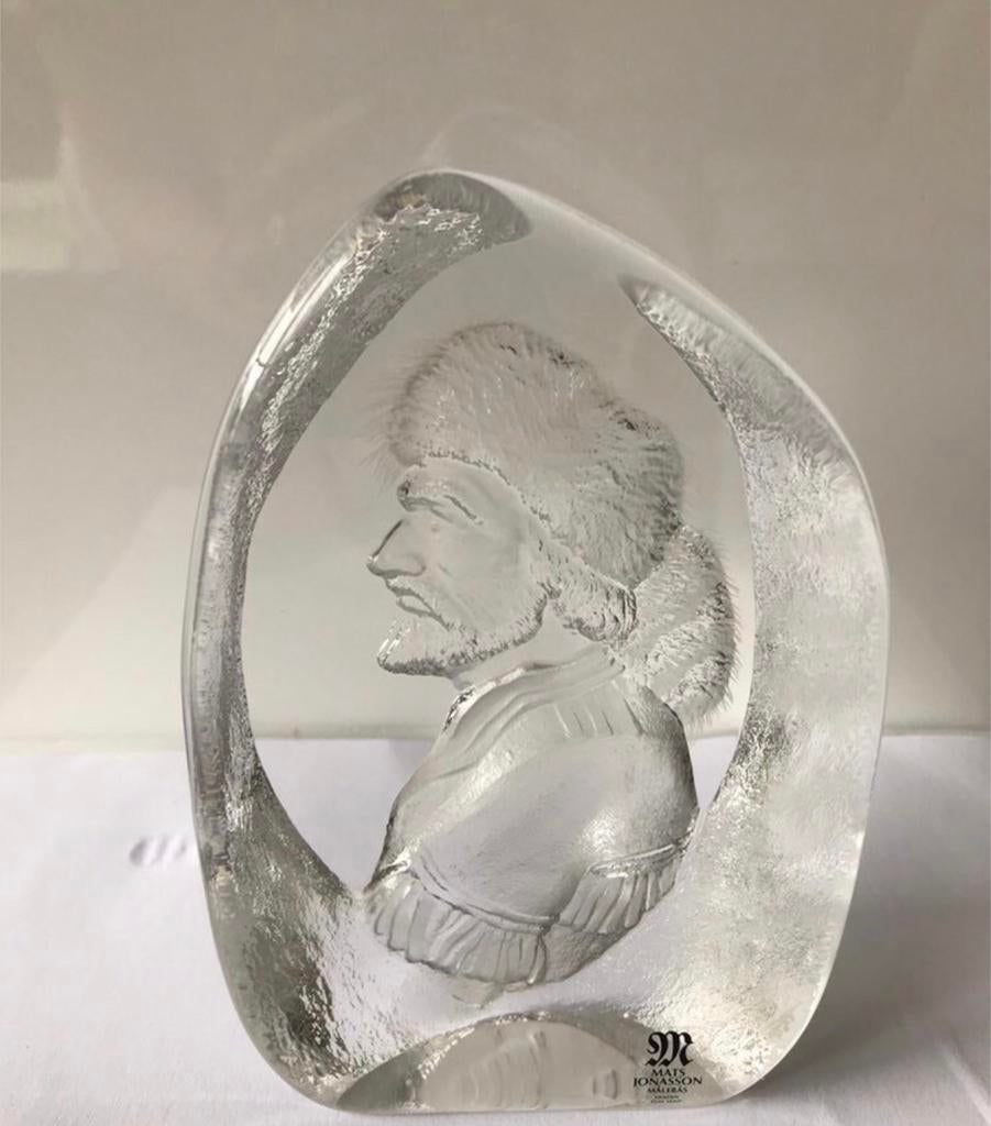 Mats Jonasson Davy Crockett, Antiek en Kunst, Antiek | Glas en Kristal, Verzenden