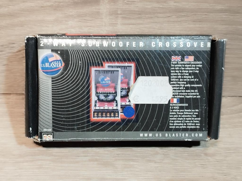 U.S. Blaster 2-weg Subwoofer Crossover, Ophalen of Verzenden, Gebruikt