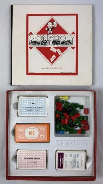 Monopoly Smeets & Schippers Bordspel Vintage gezelschapsspel, Coolsingel 104, 3011 AG Rotterdam, Netherlands, Verzenden, Onbekend