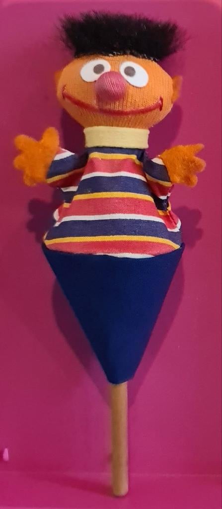 1994 Vintage Ernie Igel Tüttenpuppe Speelgoed - Sesamstraat, Ophalen of Verzenden, Zo goed als nieuw