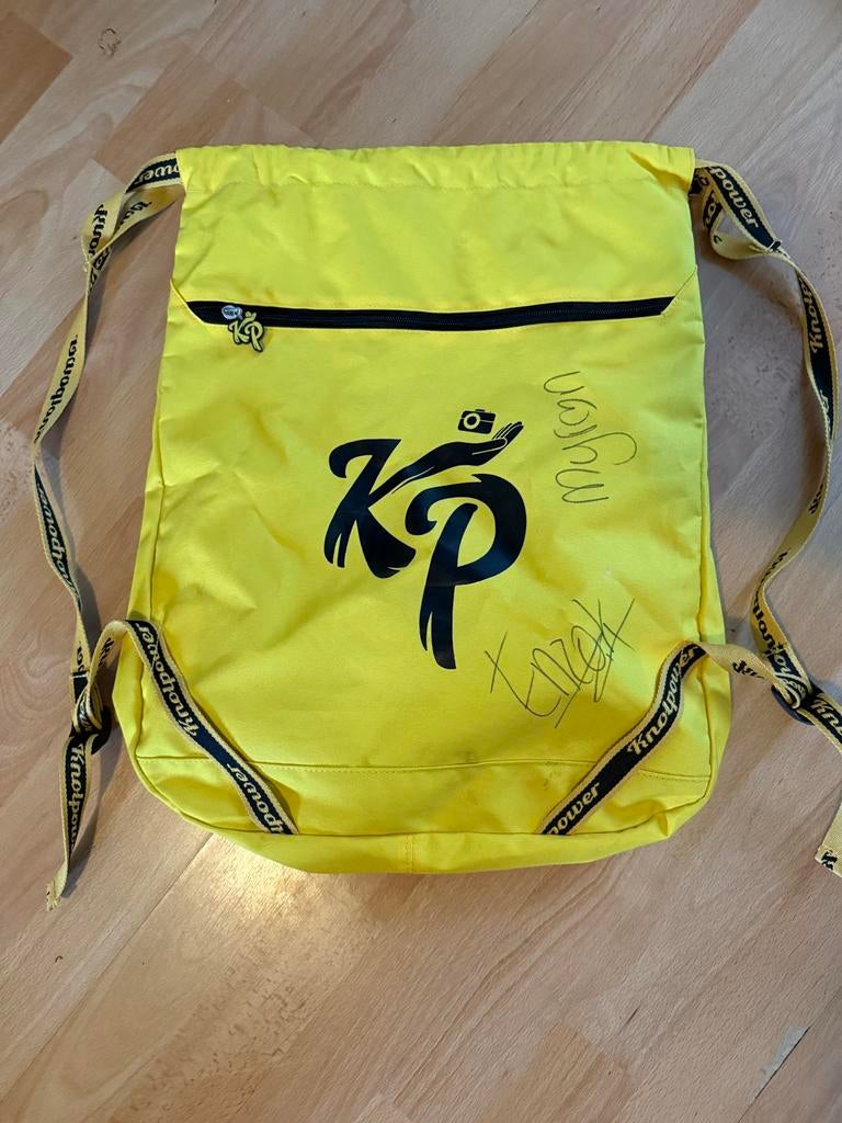 Enzo Knol Rugzak met Handtekeningen, Gebruikt, 25 tot 40 cm, 30 tot 45 cm, Ophalen