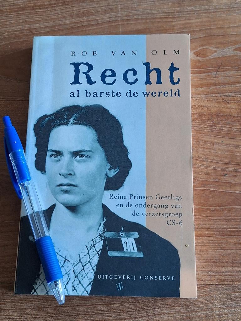 Reina Prinsen Geerligs de ondergang van de verzetsgroep CS6, Ophalen of Verzenden, Tweede Wereldoorlog, Gelezen, Overige onderwerpen