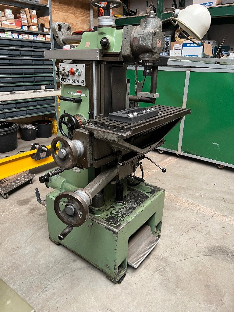 Schaublin freesmachine, Gebruikt, Overige soorten, Elektrisch, Ophalen