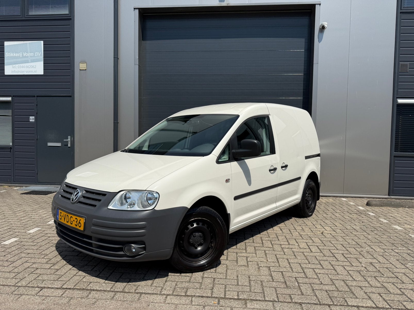 Volkswagen Caddy 2.0 CNG/BENZINE|NAP|AIRCO|CRUISE |UNIEK!, Auto's, Stof, Startonderbreker, Volkswagen, Wit
