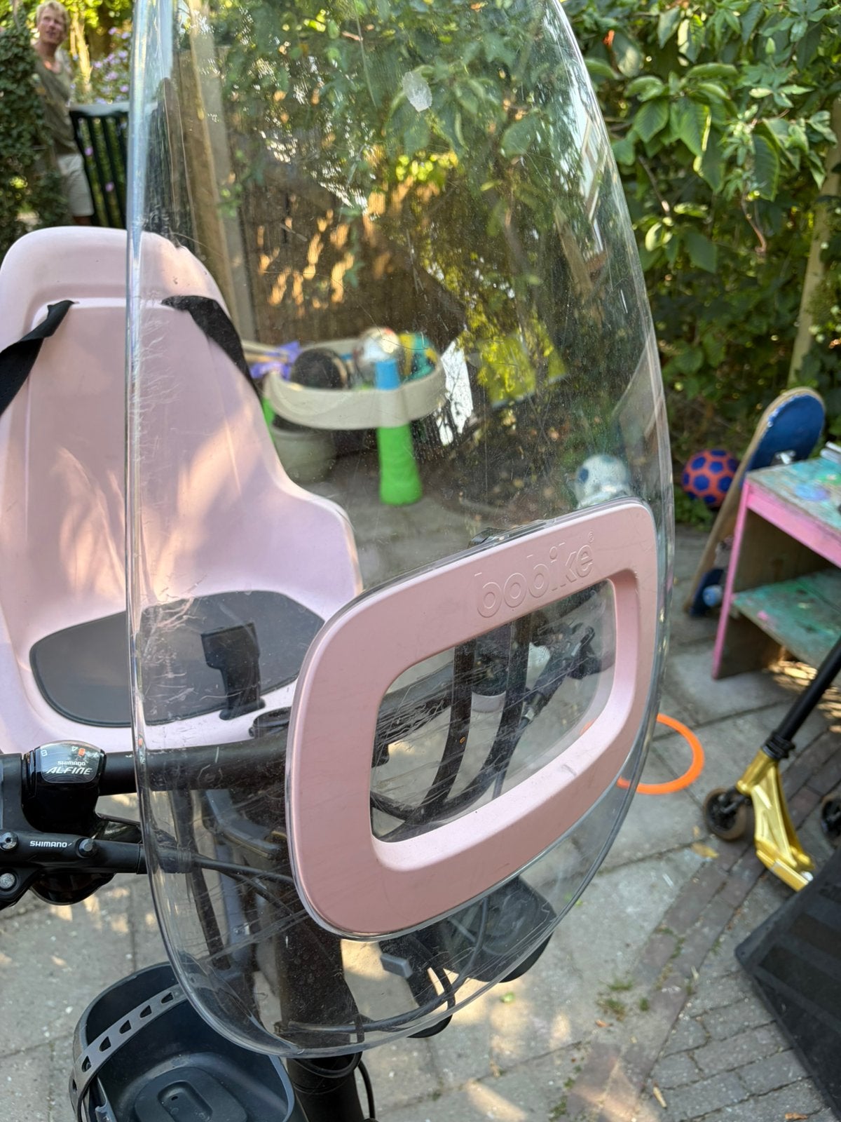 Bobike voorzitje met 2 adapters, Ophalen, Zo goed als nieuw