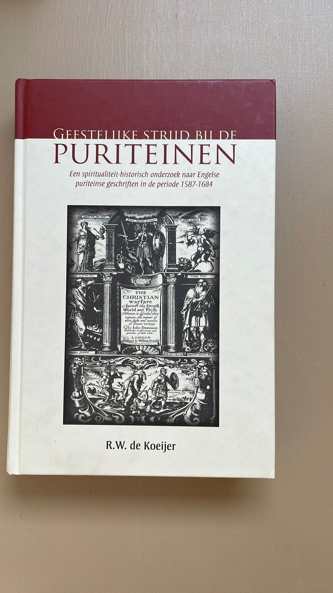 R.W. de Koeijer - Geestelijke strijd bij de puriteinen, Ophalen of Verzenden, Zo goed als nieuw, R.W. de Koeijer