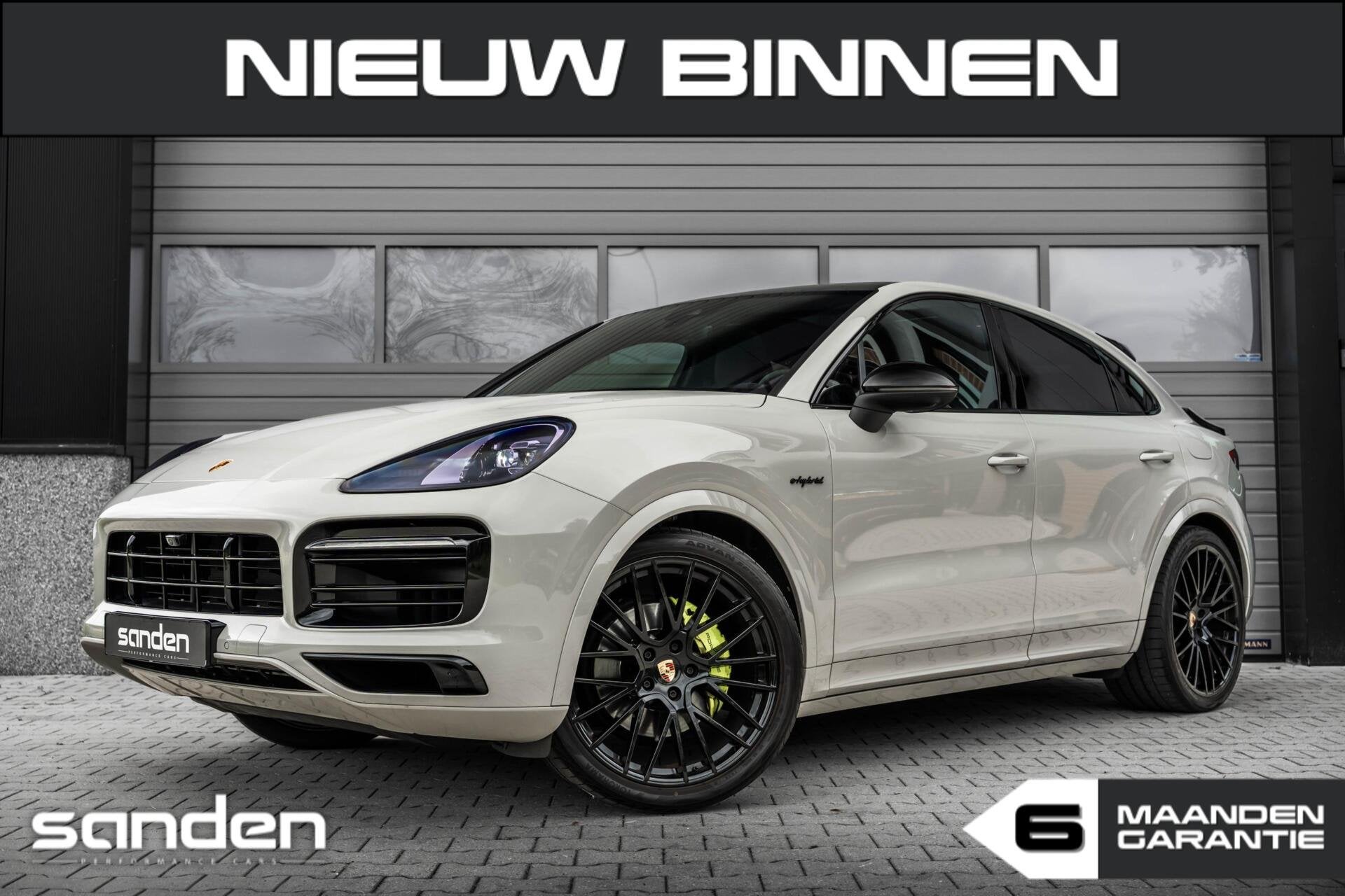 Porsche Cayenne Coupé E-Hybrid Platinum Edition|Krijt|Pano, Automaat, 2995 cc, 462 pk, Leder