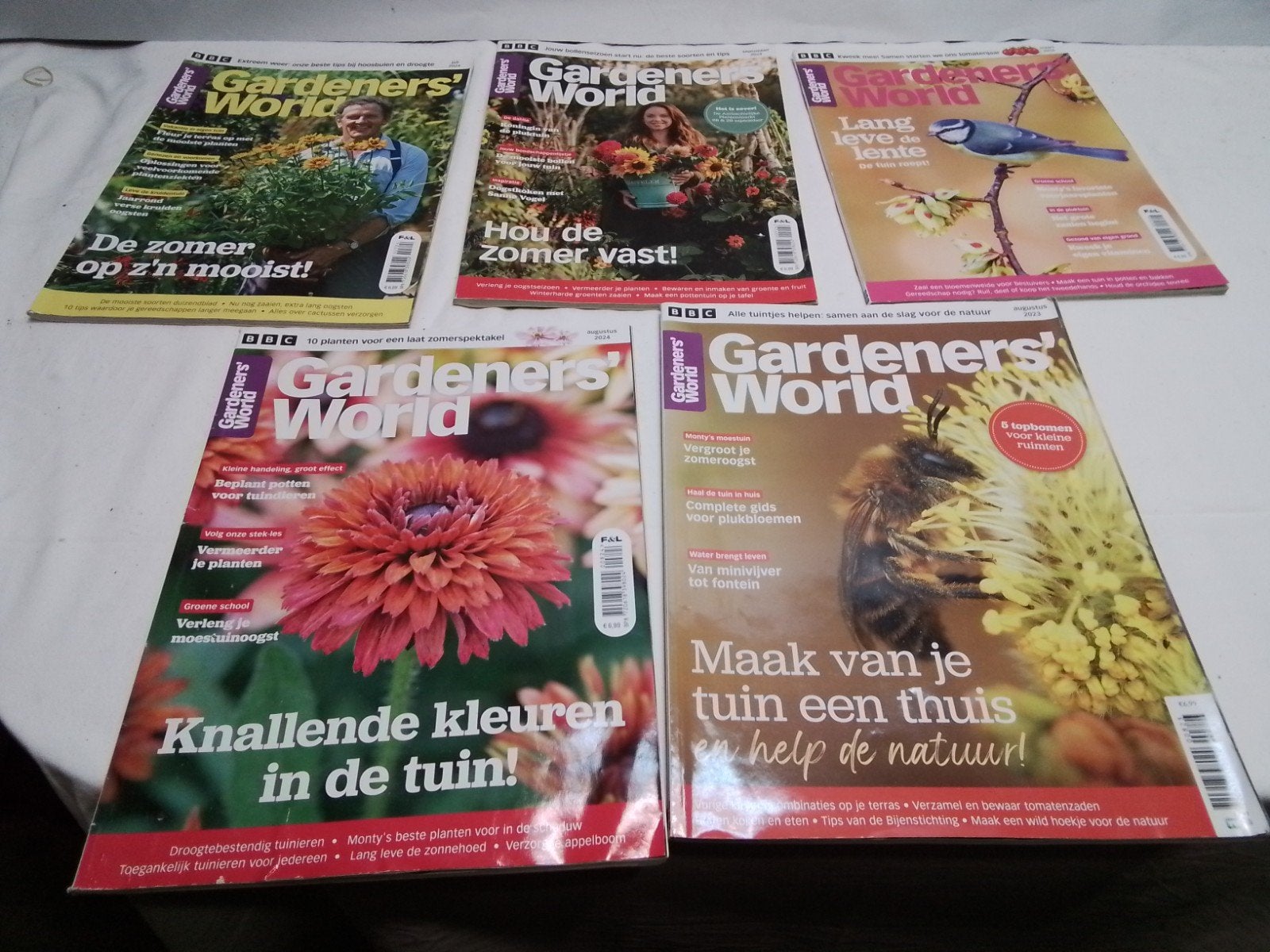 5 tijdschriften Gardeners' World - Tuinieren en Natuur, Boeken, Ophalen of Verzenden, Gelezen, Wetenschap en Natuur
