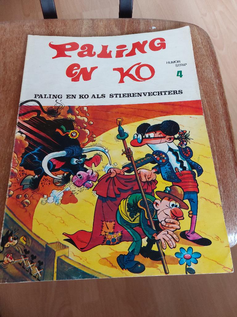Paling en Ko als stierenvechters, Paling en Ko 4, Boeken, Stripboeken, Eén stripboek, Ophalen of Verzenden