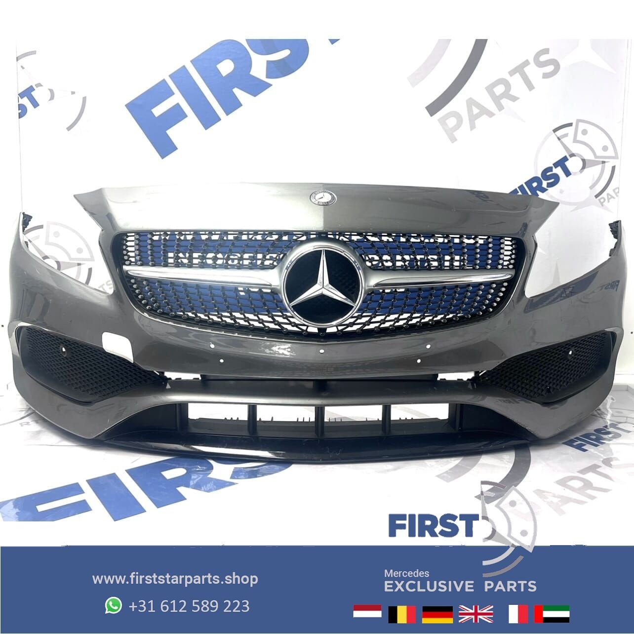 W176 AMG BUMPER FACELIFT A KLASSE VOORBUMPER Mercedes AKlass, Auto-onderdelen, Gebruikt, -, Voor, Ophalen of Verzenden