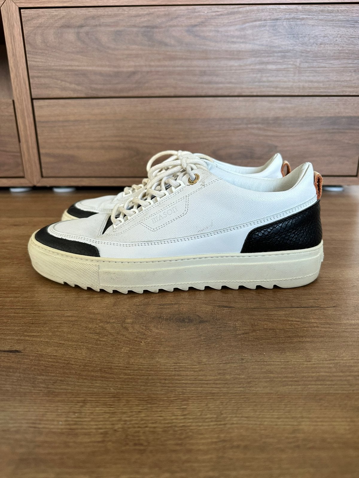 Mason Garments Firenze sneaker van leer, Kleding | Heren, Wit, Ophalen of Verzenden, Sneakers of Gympen, Gedragen