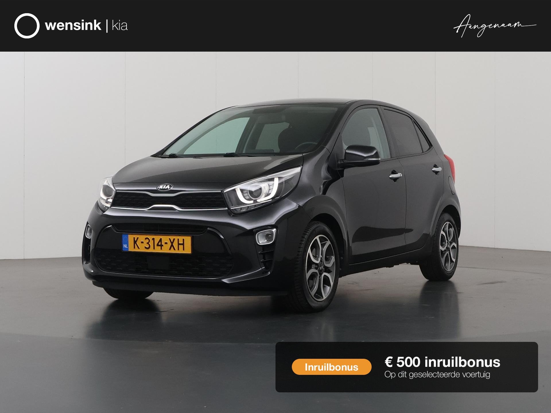 Kia Picanto 1.0 DPi DynamicPlusLine | Keyless | Navigatie |, Voorwielaandrijving, Stof, Gebruikt, 4 stoelen