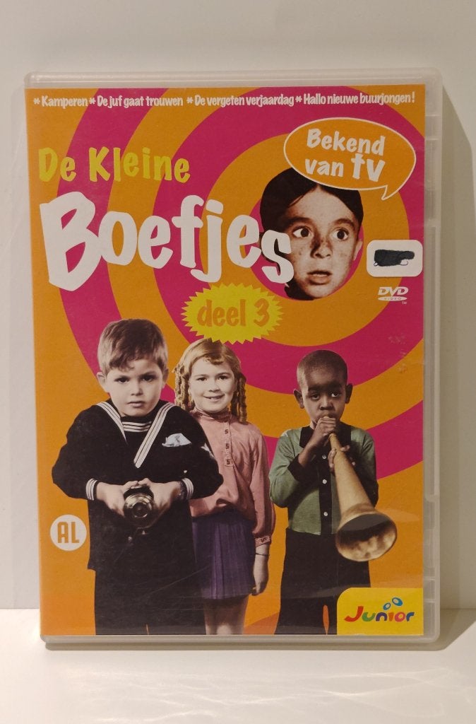 De Kleine Boefjes Deel 3 Jeugdklassieker 4 avonturen DVD, Cd's en Dvd's, Avontuur, Alle leeftijden, Ophalen of Verzenden, Zo goed als nieuw