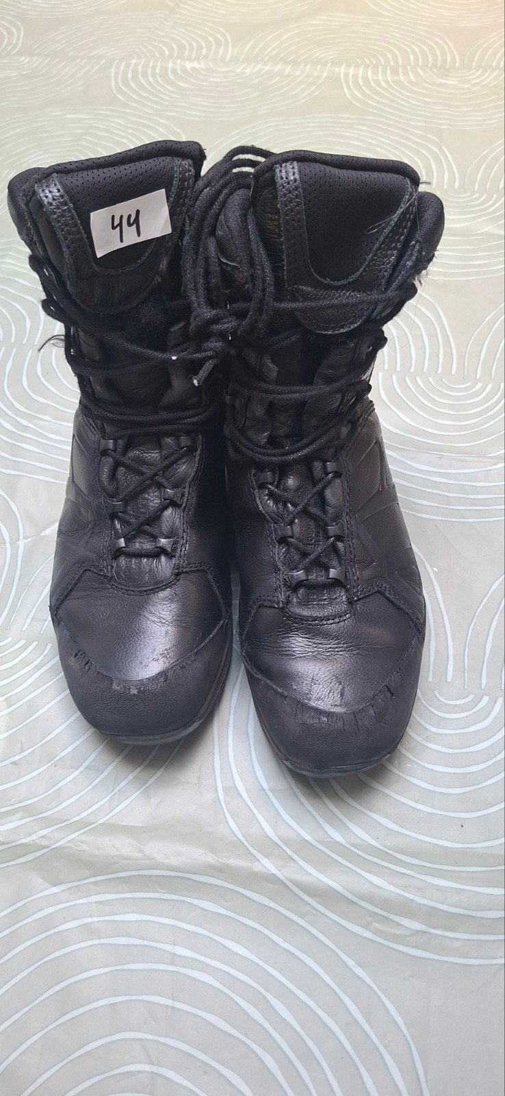 Haix ex  gevechtsschoen/laars defensie - Diverse maten, Boots, Ophalen of Verzenden, Gedragen, Zwart