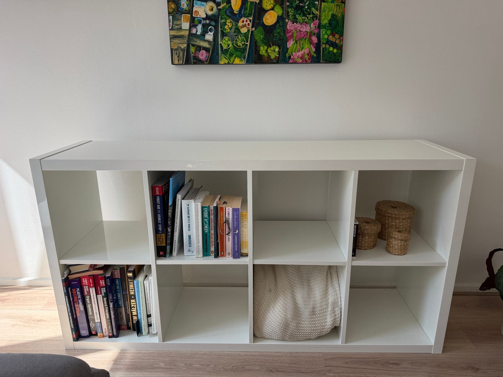 IKEA KALLAX open kast wit 77x147 cm, Ophalen, Gebruikt, 100 tot 150 cm, 50 tot 100 cm